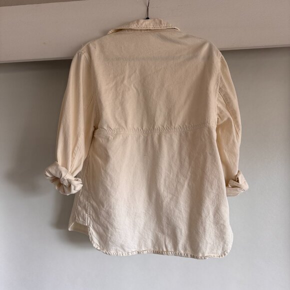 ZARA Off-White Utility Shacket – Size S - Picture 3 of 3